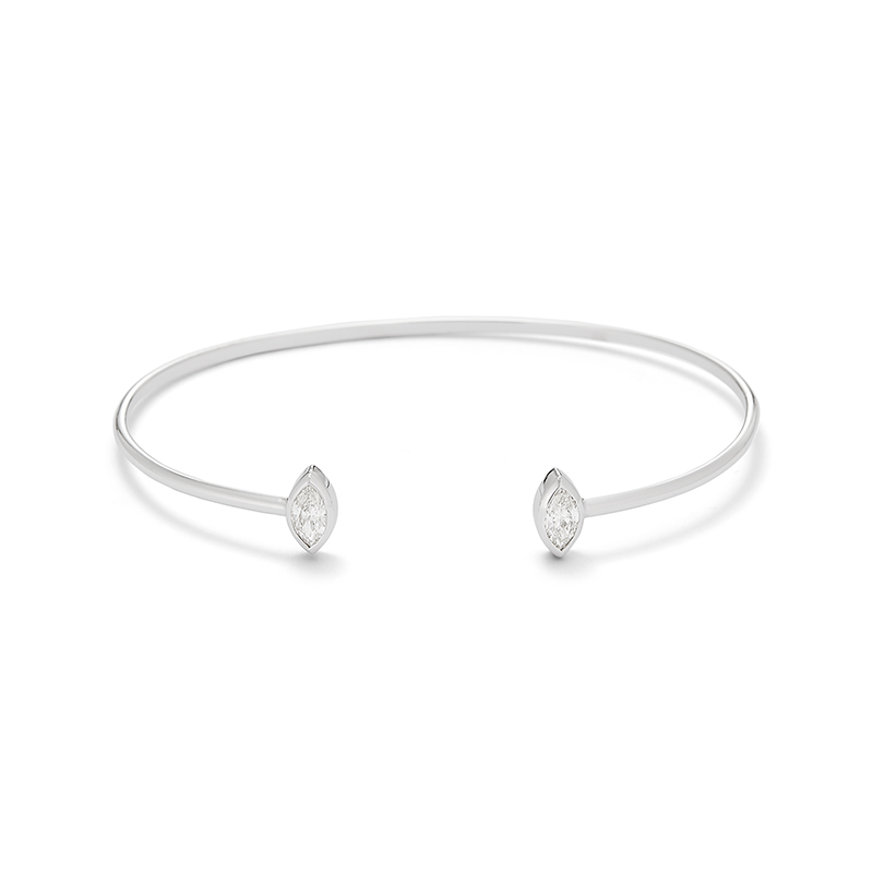 Marquise Diamond Cuff Bracelet