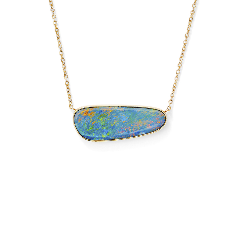 Horizontal Opal Pendant