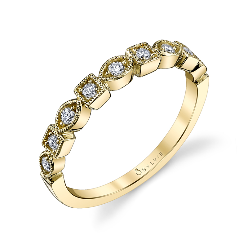 Square and Marquise Stackable Band